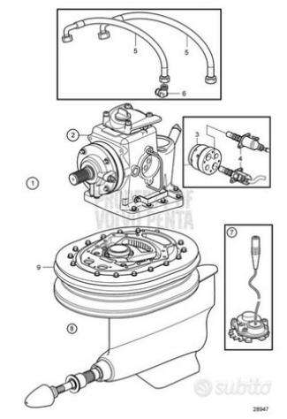 IPS-(A) ingranaggio inferiore reman codice 3801715