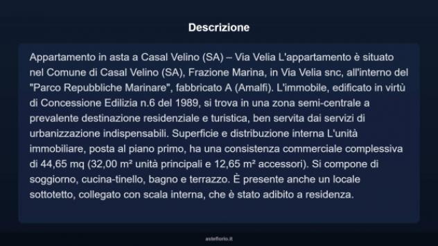 Immobile in asta di 44 m² in vendita a Casal Velino - Foto 9