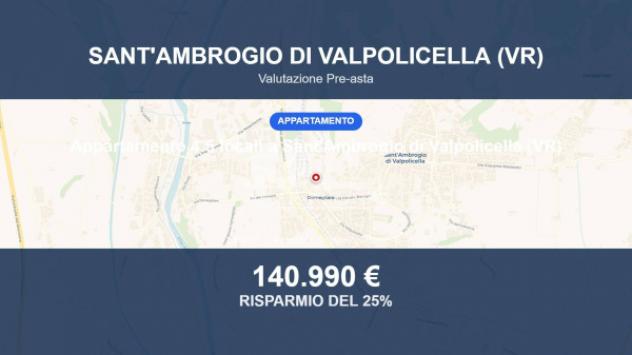 Immobile in asta di 95 m², box auto in vendita a Sant'Ambrogio di Valpolicella