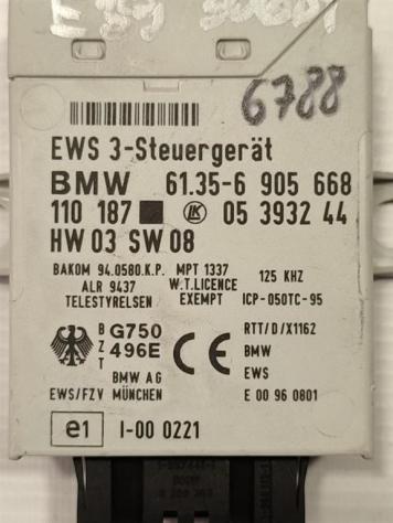 CENTRALINA ECU BMW Serie 5 E39 Touring 6135 6905668 M57306D1 diesel 2926 (9603) - Foto 2