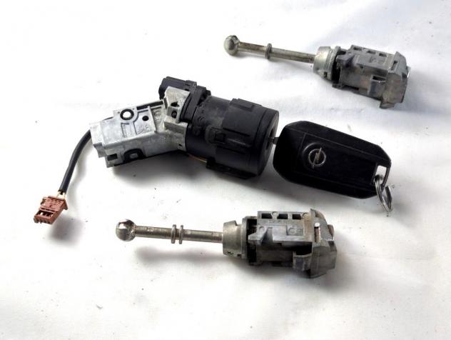1608682880 KIT BLOCCHETTI ACCENSIONE APERTURA CON CHIAVE E SERRATURE OPEL COMBO E 1.6 D 73KW 5M 2P (2019) RICAMBIO USATO - Foto 5