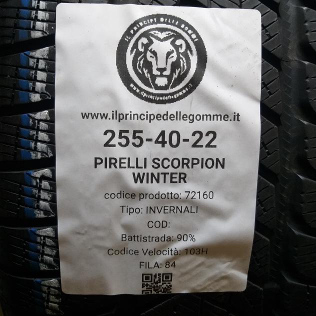 4 GOMME 255 40 22 PIRELLI A72160 - Foto 2