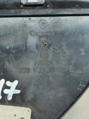 BOCCHETTE ARIA CENTRALE VOLKSWAGEN Scirocco Serie (137) 1Q0819735C 1Q0819819 CHN (0814) - Foto 3