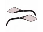 Coppia specchi per scooter e moto Forbikes Fighter neri