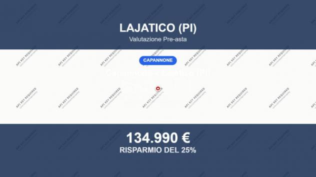 Immobile in asta di 647 m² in vendita a Lajatico