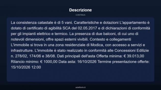 Immobile in asta di 98 m² in vendita a Modica - Foto 5