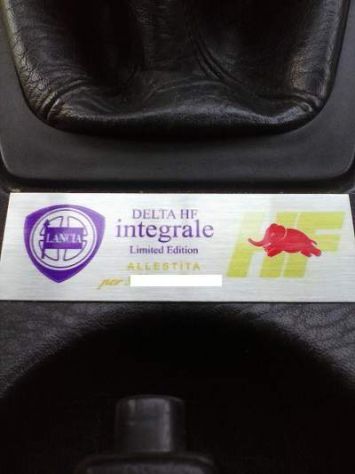 targhette tunnel personalizzate lancia delta hf integrale evo 1 2 - Foto 8