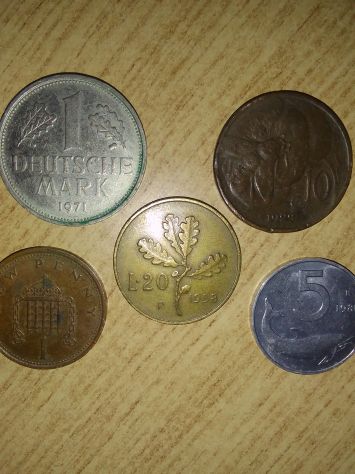 VARIE MONETE USATE