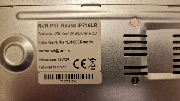Videoregistratore digitale sorveglianza NVR PNI House IP716LR 16 canali 4KH265 - Foto 4