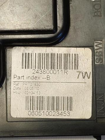 CENTRALINA BATTERIA RENAULT Scenic X MOD 243800011R K9K58 diesel 1461 (09) - Foto 2
