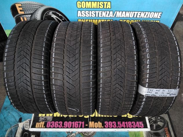 4 gomme usate pirelli 245 45 20 103v/275 40 20 106v invernali runflat