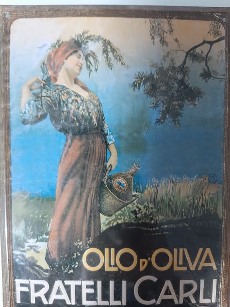 INSEGNA OLIO CARLI LIGURIA TARGA IN RILIEVO - Foto 5