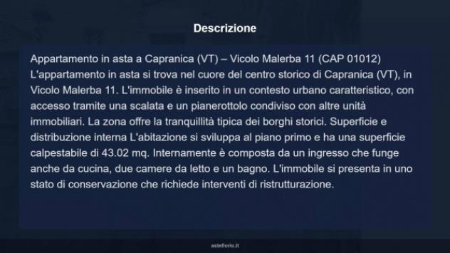 Immobile in asta di 43 m² in vendita a Capranica - Foto 18