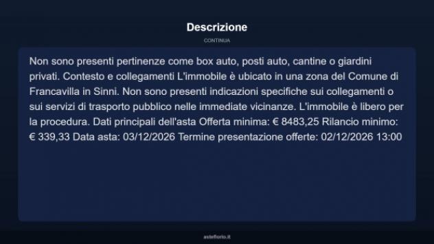 Immobile in asta di 163 m² con più di 5 locali in vendita a Francavilla in Sinni - Foto 17
