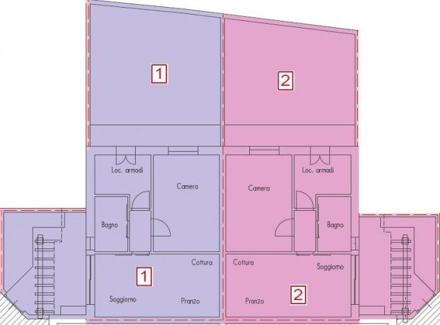 Appartamento in vendita a Gello - Pontedera 55 mq Rif: 790653