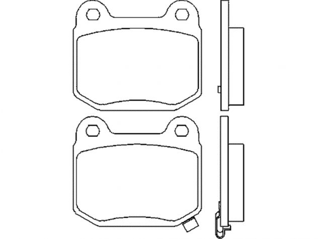 DISCHI PASTIGLIE FRENO PER SUBARU FORESTER 2.0D 2.0I Ate Nipparts - Foto 4