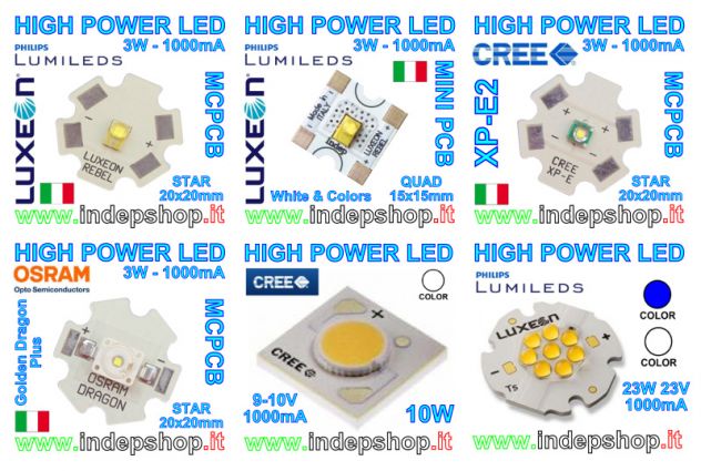 Led CREE per acquario - Bianco Freddo 10000K - 3W - 270 lumen - Foto 3