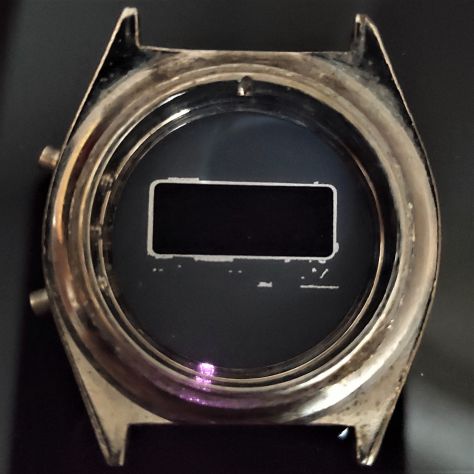 Cassa in acciaio per orologio digitale. - Foto 2