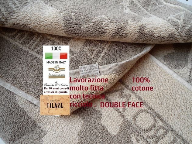 Tappeto ALVIERO MARTINI 1^CLASSE multiuso in cotone cm. 63 x 91 double face - Foto 6