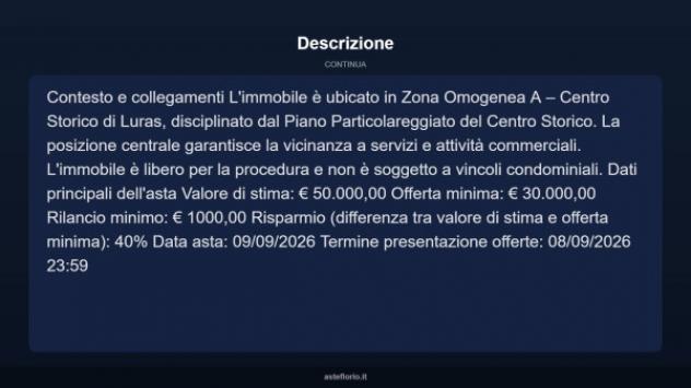 Immobile in asta di 162 m² in vendita a Luras - Foto 13