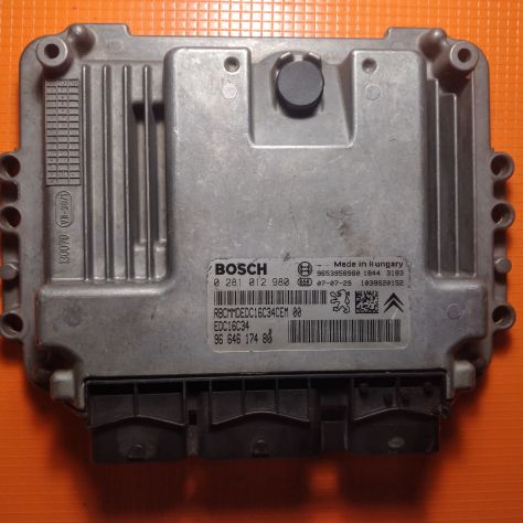 CENTRALINA Bosch EDC16C34 Citroën Peugeot 0281012980 9664617480
