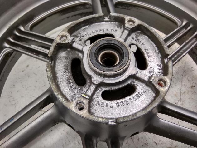 HONDA CBF 500 CERCHIO RUOTA POSTERIORE 17 X 5 2004 2006 PC39C04F - Foto 7