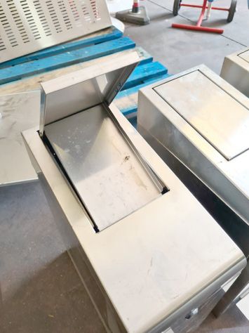 4 contenitori di sacchetti in inox a pedale usati - Foto 3