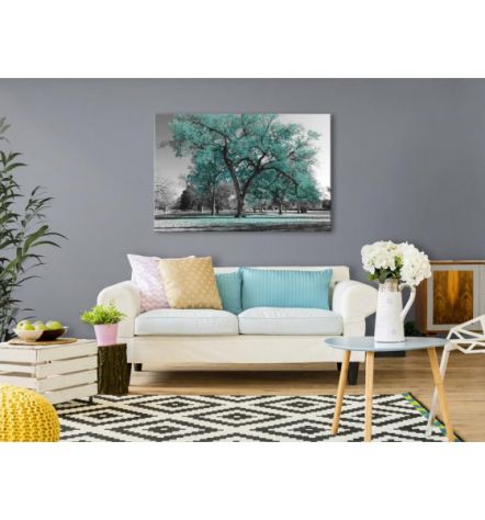Quadro Alberi Verdi 90x60 E 120x80 ARREDALACASA - Foto 2