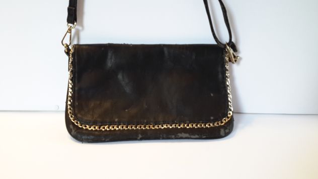 Borsa nera in ecopelle - Foto 2