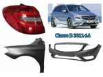 Mercedes Classe B fanale paraurti frontale radiatore rinforzo airbag 2011>14