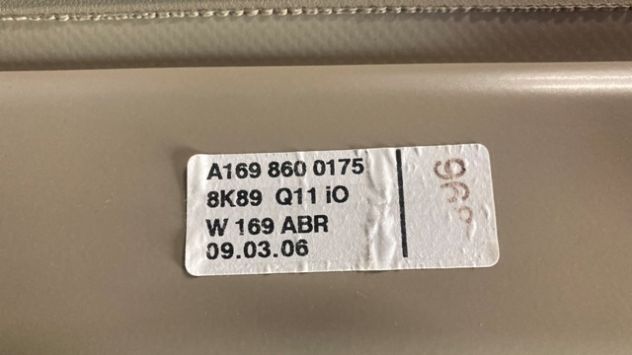 Tendina copribaule Mercedes Classe A W169 del 2006 - Foto 2