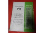 Manuale d'officina Shop Manual originale Honda CB750 1969