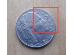 20 CENTESIMI DEL 1940 REGNO D'ITALIA CON DIFETTO DI CONIO -