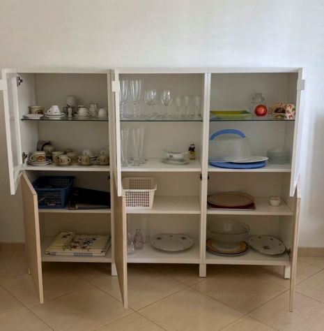 Credenza IKEA legno chiaro e bianco - ottime condizioni - Foto 3