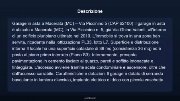 Immobile in asta di 38 m² in vendita a Macerata - Foto 6