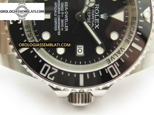 Rolex Replica SEA-DWELLER 116660 CASSA E BRACCIALE INOX 904L BEST EDITION 1:1 QUADRANTE NERO SH3135 V2 - Foto 6