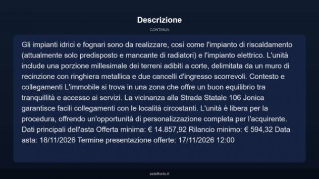 Immobile in asta di 131 m², box auto in vendita a Roccella Ionica - Foto 10