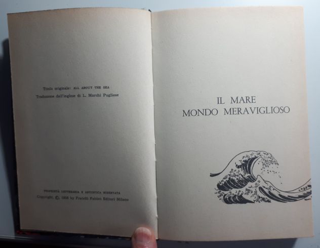 IL MARE, FERDINANDO C. LANE, FRATELLI FABBRI EDITORI 1^ edizione 1958. - Foto 6