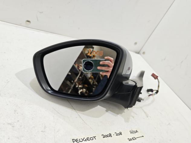 SPECCHIETTO RETROVISORE SINISTRO PEUGEOT 208 Serie 208 2008 (1219) - Foto 4