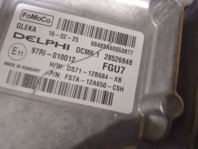 Centralina Motore Iniezione ECU DELPHI DCM6.1 FORD 28526848 UNITÀ DI CONTROLLO - Foto 3