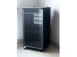 Mobiletto stereo hifi originale vintage con rotelle
