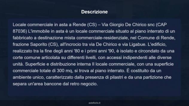 Immobile in asta di 300 m² in vendita a Rende - Foto 5