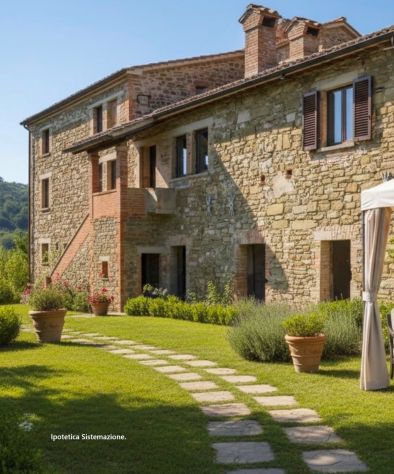 Casolare ristrutturato a Colpalombo di Gubbio, PG.