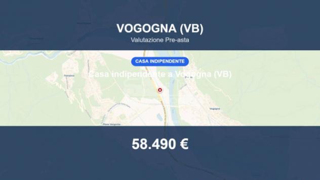 Immobile in asta di 115 m² in vendita a Vogogna