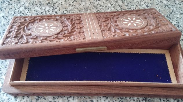 SCATOLA DI LEGNO CON INTARSI - Foto 5