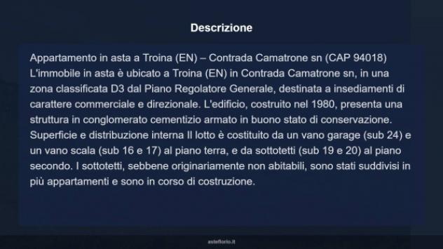 Immobile in asta di 80 m², box auto in vendita a Troina - Foto 17