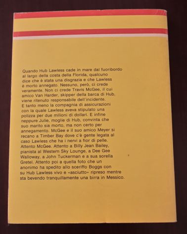 UN UOMO IN MARE PER TRAVIS MCGEE, JOHN D. MACDONALD, IL GIALLO MONDADORI - Foto 3