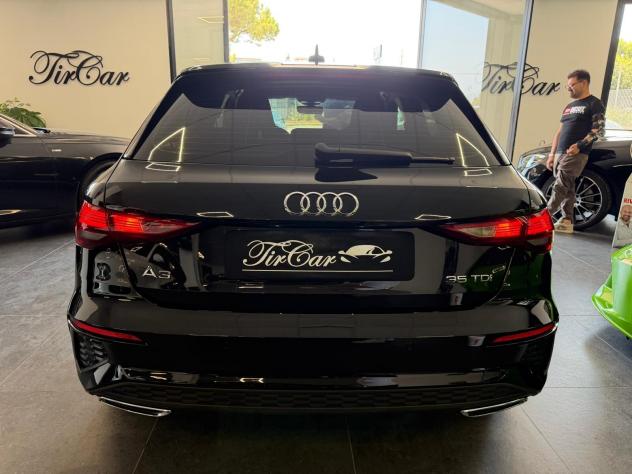AUDI A3 SPORTBACK S-LINE 35 TDI 2.0 150CV S-TRONIC PELLE NAVI ANNO 2022 - Foto 5