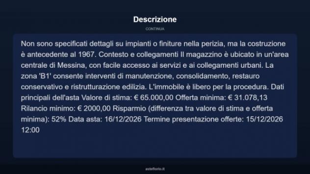 Immobile in asta di 130 m² in vendita a Messina - Foto 5