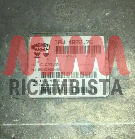 96459889480 IAW48P2.76 Peugeot 206 1.1 centralina motore Magneti Marelli - Foto 2